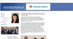 Desktop Screenshot of janehunt4leicestereast.co.uk